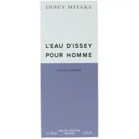 Issey Miyake L'Eau D'Issey Pour Homme Solar Lavender Eau De Toilette, 100ml, in a sleek two-tone purple box.