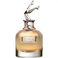Jean Paul Gaultier Scandal Gold Eau De Parfum 80ml with gold-toned bottle and sculpted legs cap design.
