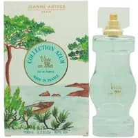 Jeanne Arthes Collection Azur Viree En Mer Eau De Parfum 100ml with sea-themed box and curved aqua bottle.