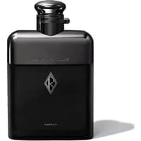 Black Ralph Lauren Ralph's Club Parfum bottle, 100ml, with sleek metallic cap and embossed logo.