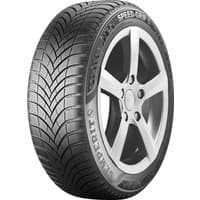 Black Semperit Speed-Grip 5 tire, 215/70 R16, with detailed tread pattern and bold sidewall lettering.