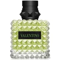 Valentino Donna Born In Roma Green Stravaganza Eau De Parfum 30ml, studded clear bottle with black cap and label.