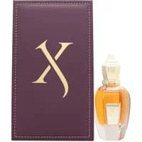 Xerjoff Shooting Stars Oesel Eau De Parfum 50ml with gold cap, amber liquid, and purple box with gold "X" logo.