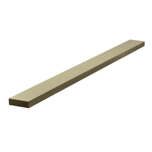 25MM x 75MM planed square edge redwood timber, featuring a smooth finish with a light wood color, dimensions 20.5MM x 69MM, ideal for construction and woodworking projects.
