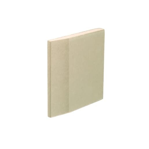 Gyproc Plasterboard with tapered edges, measuring 2400 x 900 x 15mm, featuring a light beige color and a smooth, flat surface suitable for interior wall applications.