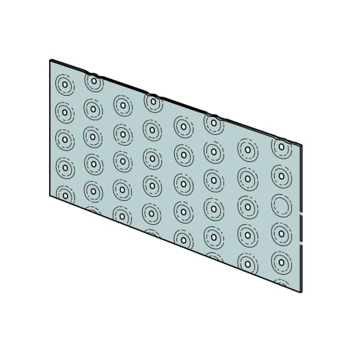 Nail Plate Fastener Galvanised 103mm x 305mm - image 2