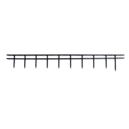 Black GBC Sure Bind Strips A4, 50mm wide, featuring multiple binding prongs for secure document binding, packaged in a set of 100 strips.