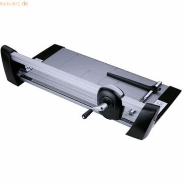 Black Swordfish 800XC paper shredder with cross shredding feature, 72 dB noise level, and a cutting width of 22.5 cm, designed for efficient document disposal.