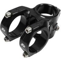 Black Hope Trail Stem, 40mm length, 31.8mm clamp, sleek design with silver bolts and angular contours.