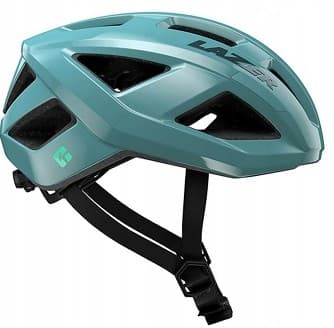 Lazer Tonic KinetiCore Helmet in stone blue, small size, featuring aerodynamic design, ventilation slots, and adjustable straps for a secure fit.
