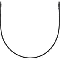 Black Shimano EW-SD300 E-Tube Di2 electric wire, 1600mm length, thin and flexible with connectors at both ends.