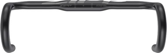 Black Zipp Service Course SL 80 Ergo Handlebar, 42cm width, featuring a lightweight aluminum construction and ergonomic design for enhanced grip and comfort.