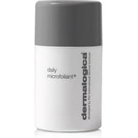 White and gray Dermalogica Daily Microfoliant bottle with black text and flip-top lid.