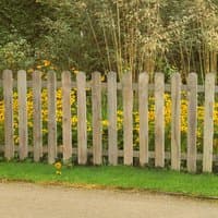 Forest 6' x 3' Heavy Duty Pressure Treated Pale Picket Fence Panel (1.83m x 0.9m) - image 2