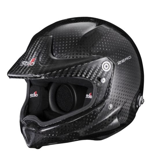 Stilo Venti WRX Raid Zero 8860 carbon helmet in sleek black with a glossy finish, featuring a streamlined design and padded interior for comfort, size S (55cm).