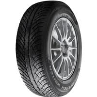 Cooper Discoverer Winter tire, 225/55 R18, black tread, silver rim, XL with rim flange protection.