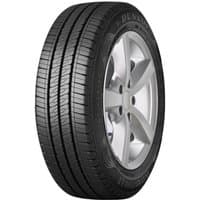 Black Dunlop Econodrive tire, 215/60 R16C, with detailed tread pattern and sidewall branding.