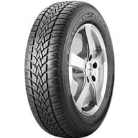 Dunlop Winter Response 2 tire, 195/65 R15 91T, with intricate tread pattern and silver alloy wheel.
