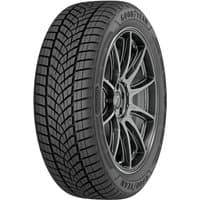 Goodyear UltraGrip Performance + SUV tire, 265/60 R18, black tread with detailed grooves, mounted on alloy wheel.