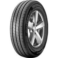 Kumho PorTran KC53 tire, black with detailed tread pattern, sidewall branding, and visible rim, size 225/70 R15C.