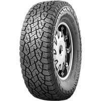 Kumho Road Venture AT52 tire, 265/60 R18 size, rugged tread pattern, black rubber with detailed sidewall design.