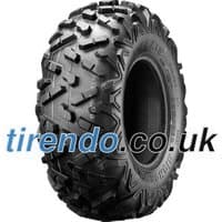 Black Maxxis MU10 Bighorn 2.0 rear tire with rugged tread pattern, size 28x11.00 R14 TL 70M.