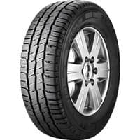 Michelin Agilis Alpin tire, black with deep treads and silver alloy wheel, size 215/60 R17C 109/107T 8PR.