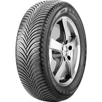 Michelin Alpin 5 tire, 225/55 R17 97H AO, with black tread and silver alloy wheel.