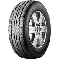 Nankang Snow SL-6 tire, 205/65 R16C, black with detailed tread pattern and silver rim.