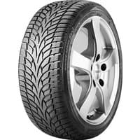 Nankang Winter Activa SV-3 tire, 195/55 R15 89H XL, with deep tread pattern and silver alloy wheel.