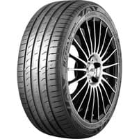 Black Nexen N Fera Primus tire, 195/65 R15 91V 4PR, with sleek tread pattern and detailed sidewall design.