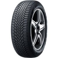 Nexen Winguard SnowG 3 tire, 185/55 R15 82H, black with intricate tread pattern and silver alloy wheel.
