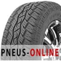 Toyo Open Country A/T Plus tire with rugged tread pattern and black sidewall, designed for all-terrain performance.