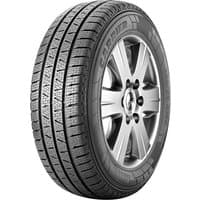 Pirelli Carrier Winter tire, 225/65 R16C, black with detailed tread pattern and sidewall branding.
