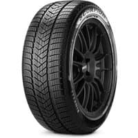 Pirelli Scorpion Winter tire, 325/35 R22 114W XL L, with black tread and sidewall, showcasing detailed grooves.