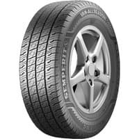 Semperit Van-All Season tire, 215/65 R16C, black with detailed tread pattern and sidewall branding.