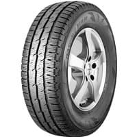 Black Toyo Observe Van tire with detailed tread pattern, size 195/75 R16C, 8PR rating, mounted on a silver rim.