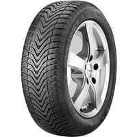Black Vredestein Snowtrac 5 tire, size 165/60 R14 79T XL, with V-shaped tread pattern and silver alloy wheel.