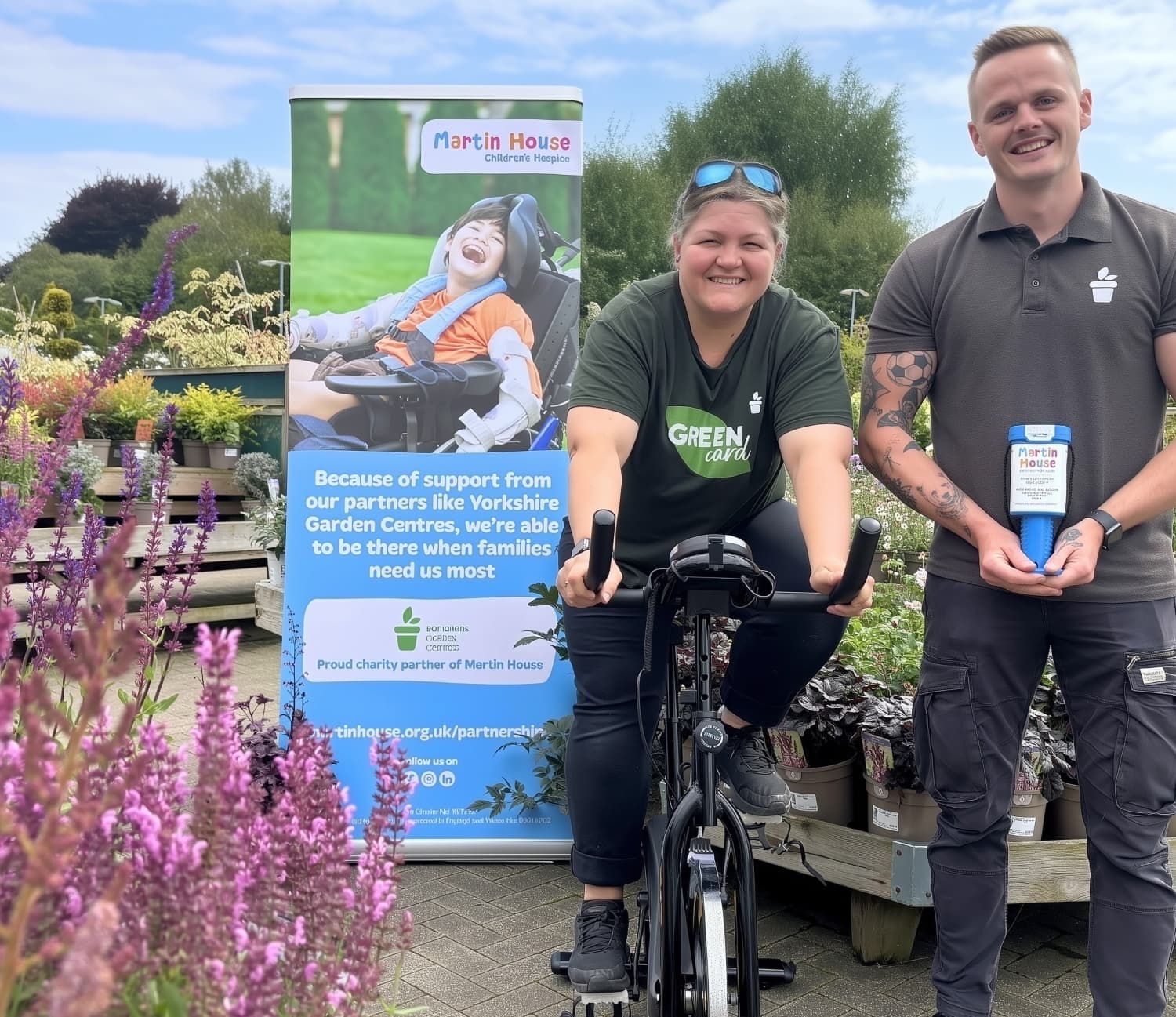 What Is The Yorkshire Garden Centre Group's Charity Spinathon For Martin House Children's Hospice?