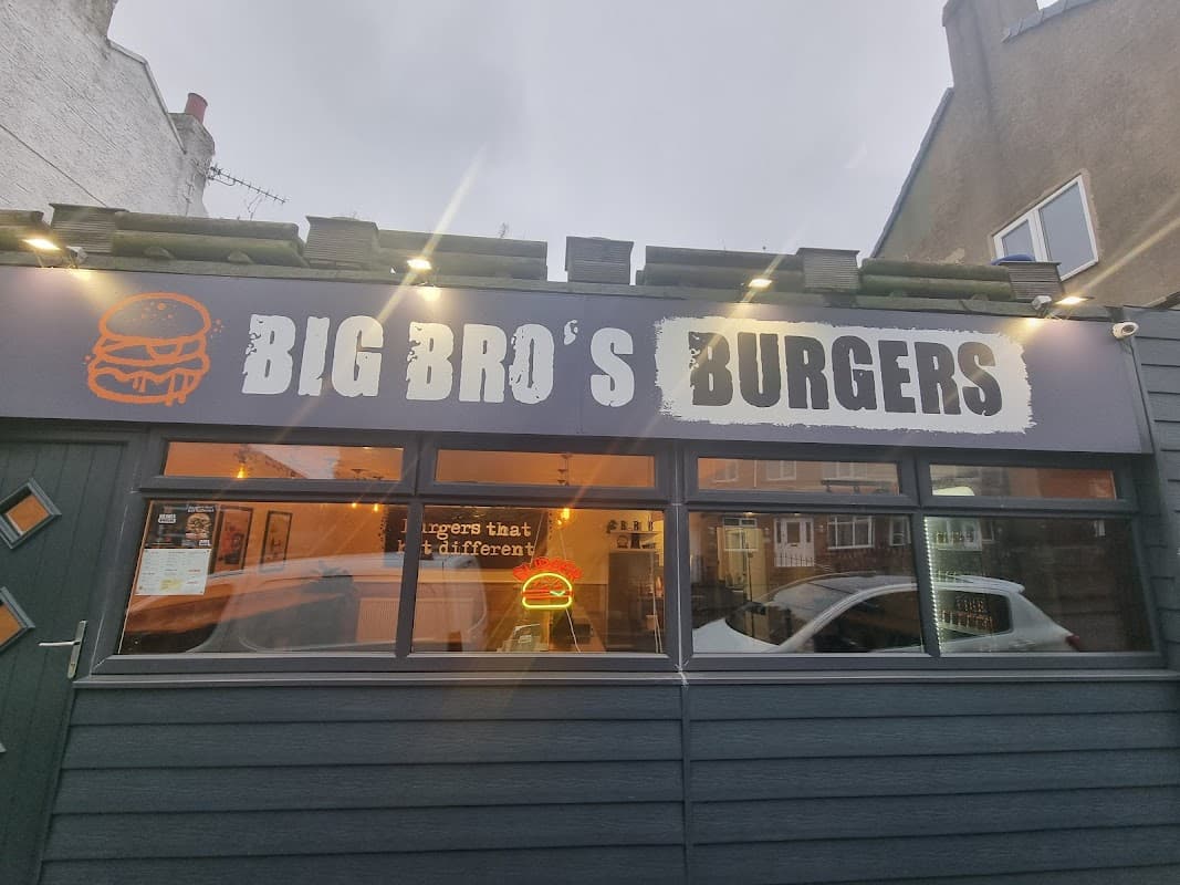 Dining at Big Bros Burgers in beeston