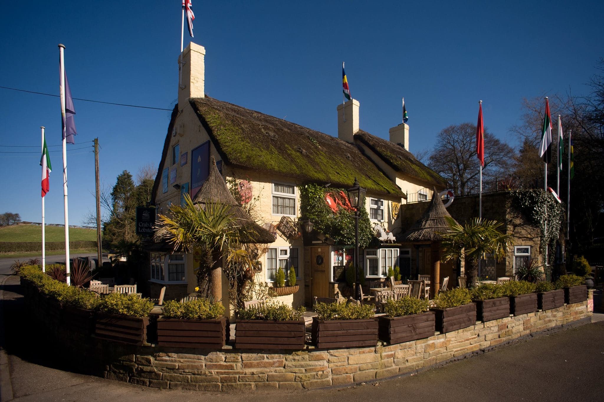 Dining at Crab and Lobster Restaurant in asenby