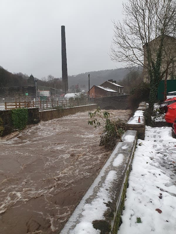 Bus Stop at Hebden Bridge Market Street - Bus Stops in hebden bridge