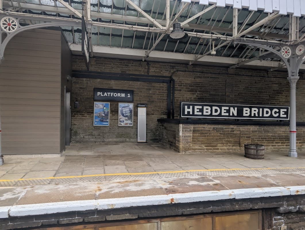Bus Stop at Hebden Bridge Station - Bus Stops in hebden bridge