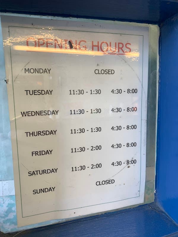 Dining at Fryer Tuck in leyburn