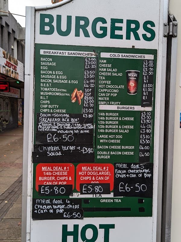 Dining at Burger grill in sheffield