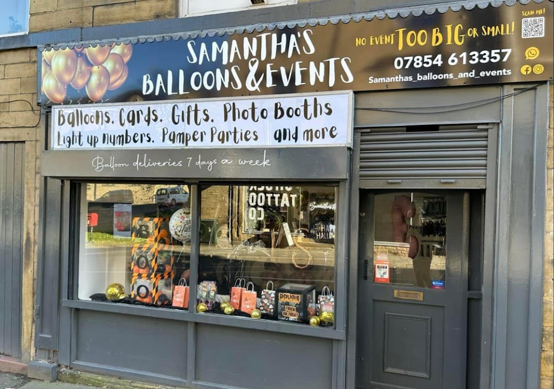 Samantha’s Balloons & Events - Party Shops in sowerby bridge