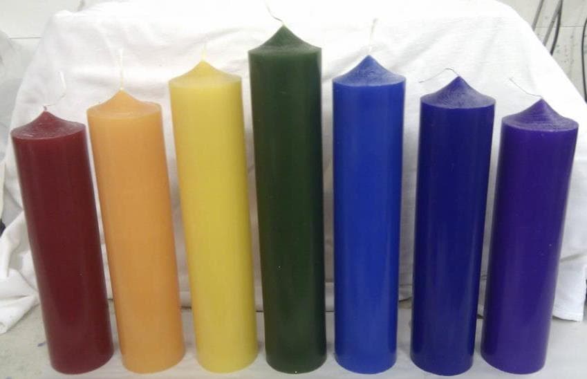 White Rose Candles - Museum in wensley