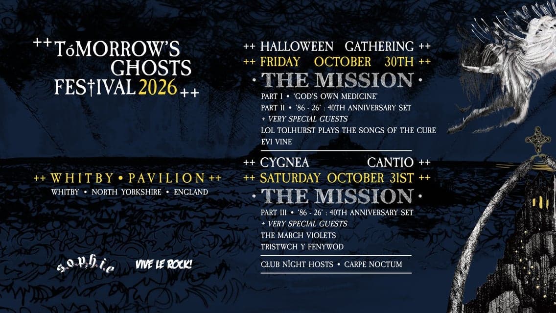 Event image for TomorrowΒs Ghosts Festival: 2026 Halloween Gathering - Weekend Ticket
