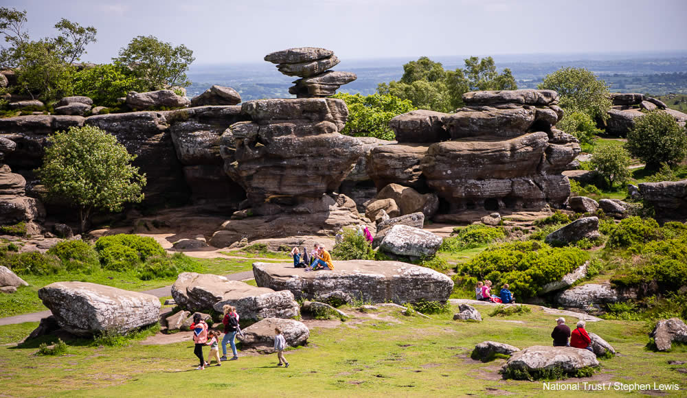 Image name Brimham Rocks the 13 image from the post Visitor Attractions in Yorkshire.com.