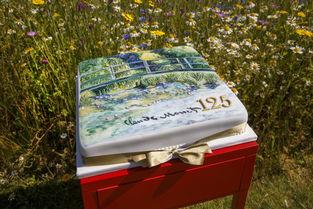Image name The Bettys Cake celebrating Monet in York in the wildflower meadow credit Gareth Buddo the 1 image from the post Midsummer Celebrated At York Art Gallery With Monet-Inspired Cake in Yorkshire.com.